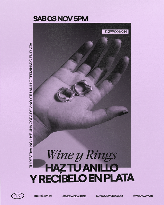 Taller de Joyería Recreativa - Wine & Rings 08 Noviembre