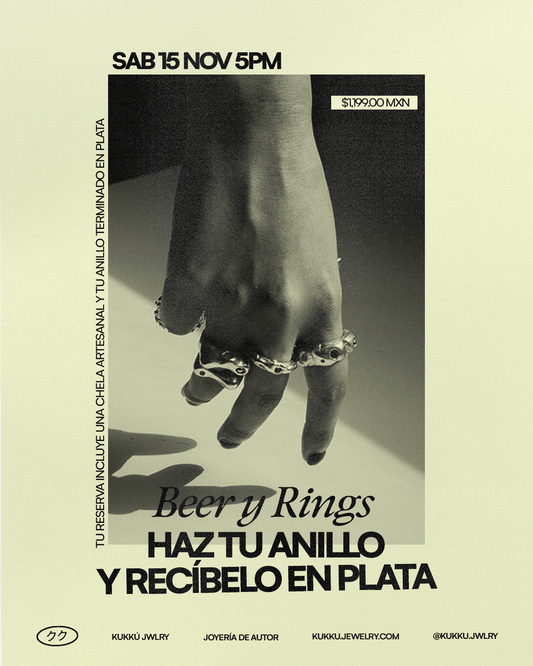 Taller de Joyería Recreativa - Beer & Rings 15 Noviembre