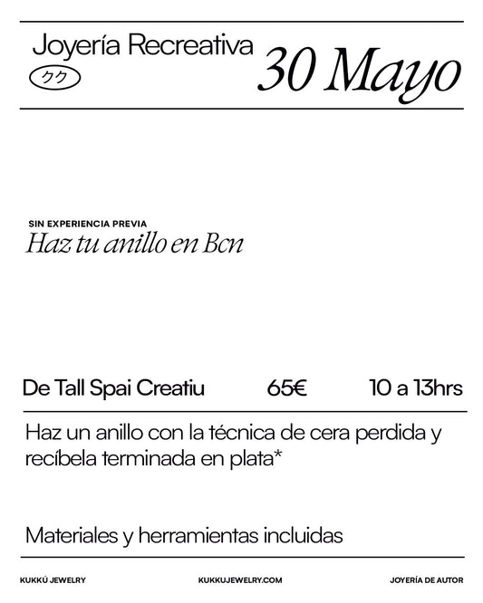 Haz tu anillo en Barcelona
