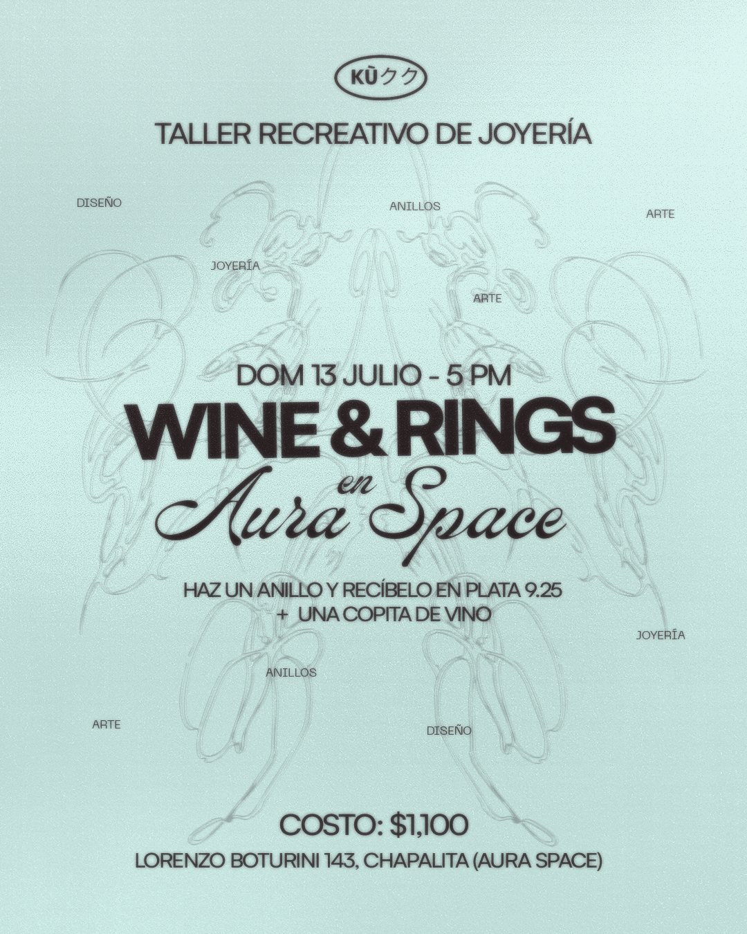 WINE & RINGS - TALLER RECREATIVO DE JOYERÍA