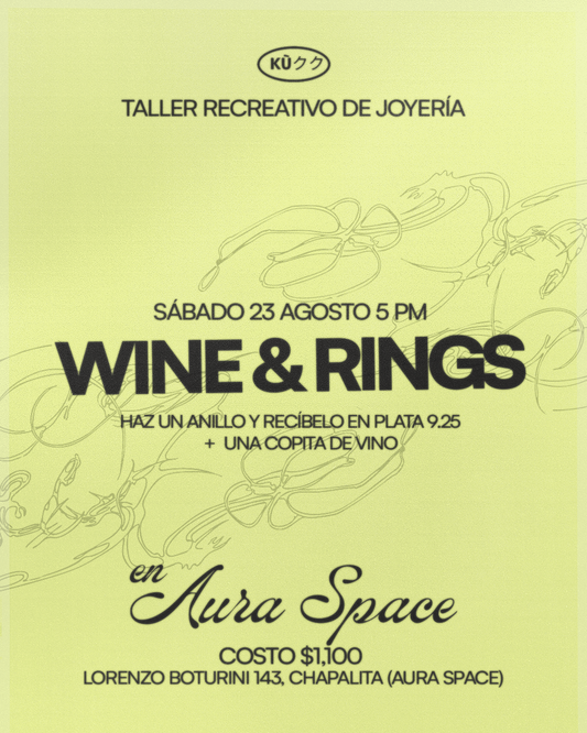 WINE & RINGS 2.0 - TALLER RECREATIVO DE JOYERÍA