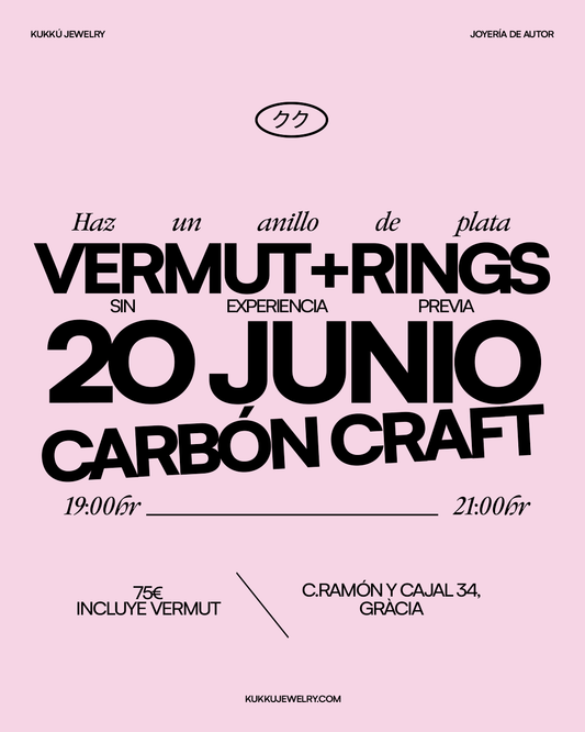 Anillos y Vermut - Taller de joyería recreativa en Barcelona
