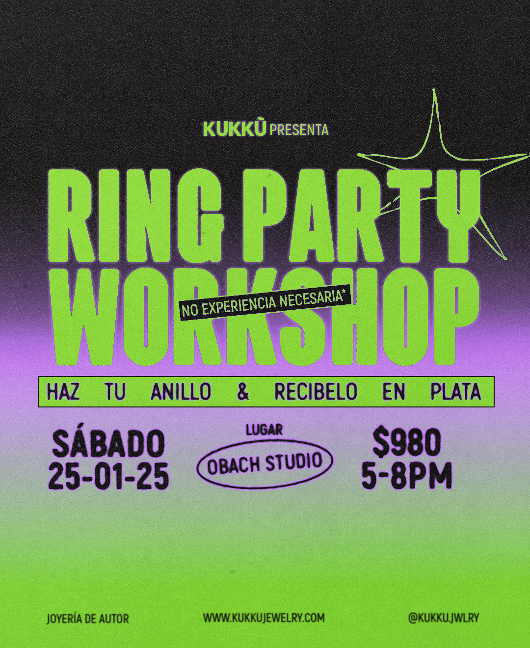 Ring Party Workshop - 25 Enero GDL,JAL.