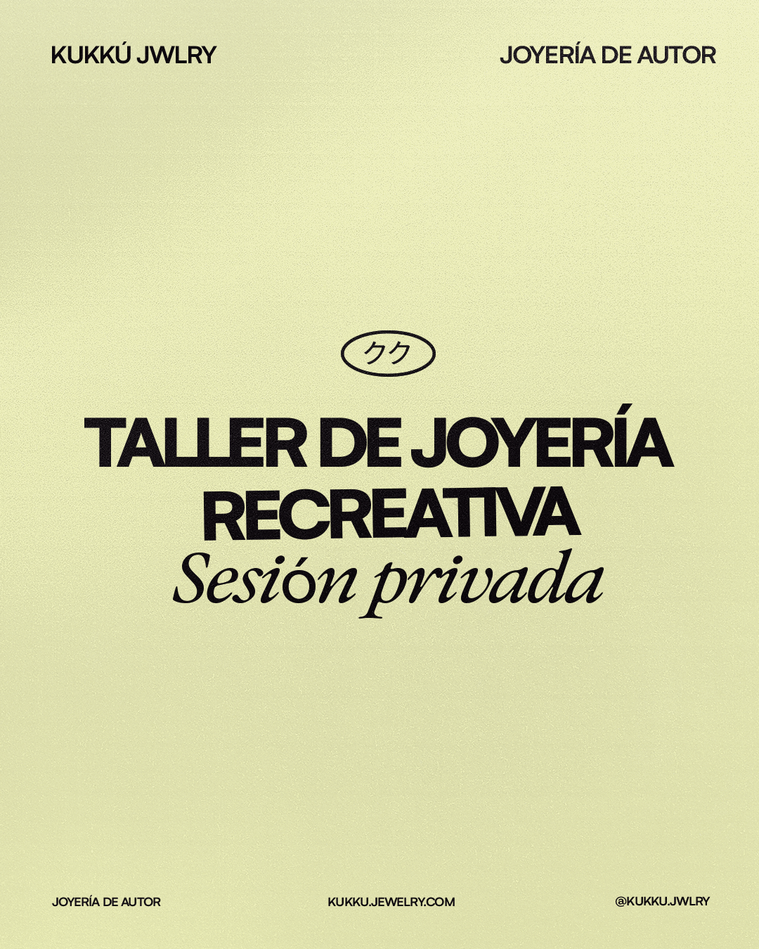 Sesión privada - Haz tu propio anillo