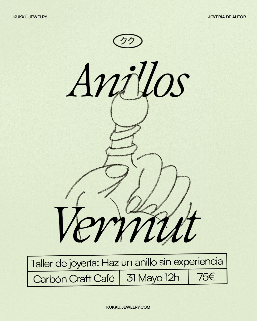 Anillos y Vermut - Taller de joyería recreativa en Barcelona