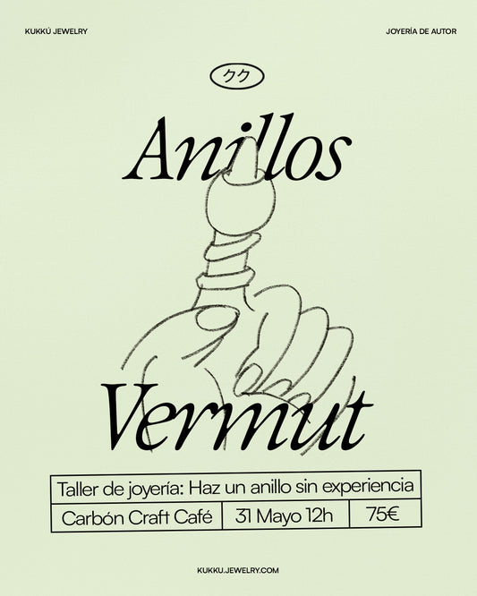 Anillos y Vermut - Taller de joyería recreativa en Barcelona